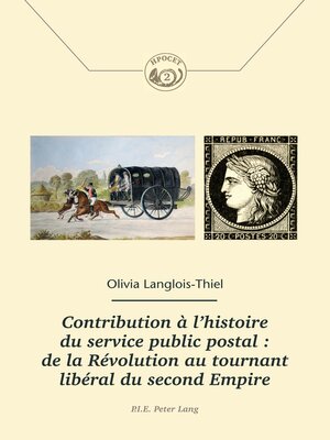 cover image of Contribution à lhistoire du service public postal